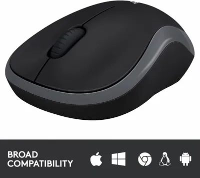 Logitech M185 1000 DPI 2.4GHz Wireless Optical Mouse - Swift Grey — 4