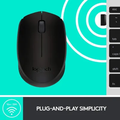 Logitech M171 Wireless Mouse Black — 6