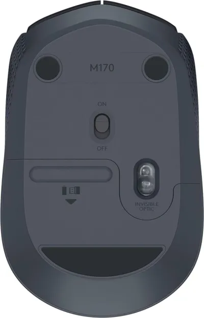 Logitech M170 1000 DPI 2.4GHz Wireless Mouse - Grey — 3