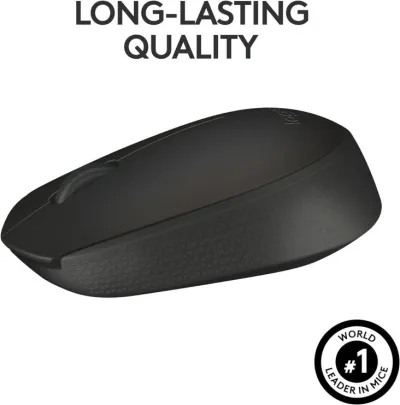Logitech M170 1000 DPI 2.4GHz Wireless Mouse - Grey — 7