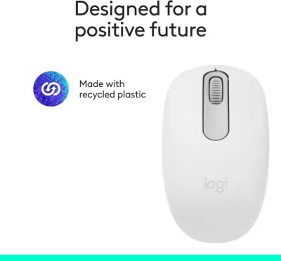 Logitech M196 Bluetooth Mouse - Off-White - 910-007460 — 4