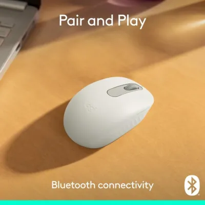 Logitech M196 Bluetooth Mouse - Off-White - 910-007460 — 5