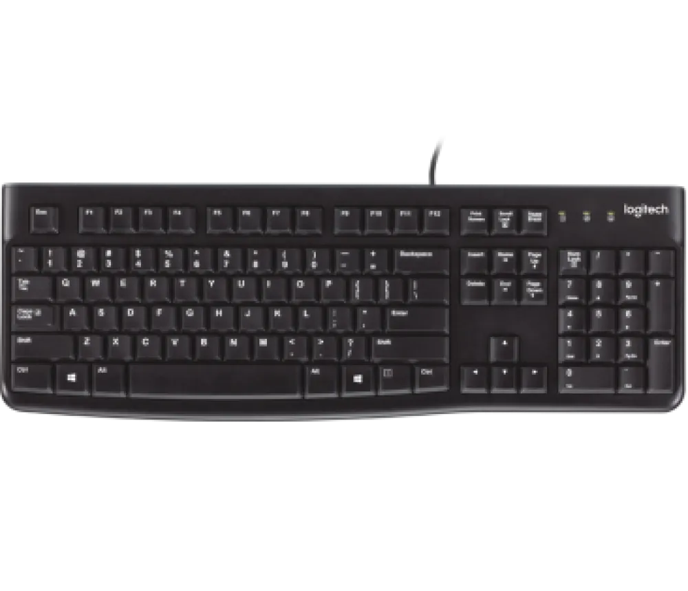 Logitech K120 USB Membrane Keyboard - Eng/Ara Layout