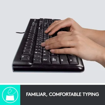 Logitech K120 USB Membrane Keyboard - Eng/Ara Layout — 4
