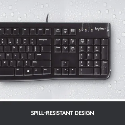 Logitech K120 USB Membrane Keyboard - Eng/Ara Layout — 6
