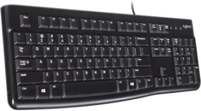 Logitech K120 Corded Keyboard English Layout- Black — 2