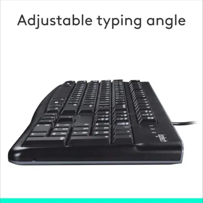 Logitech K120 Corded Keyboard English Layout- Black — 7
