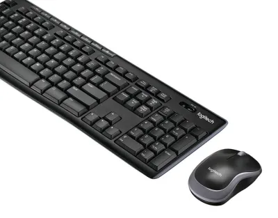 Logitech MK270 2.4GHz Eng/Ara Keyboard and Optical Mouse Combo - Black — 3
