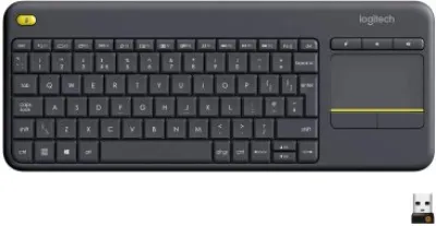 Logitech K400 Plus 2.4 GHz Portable Eng/Ara Touchpad Keyboard