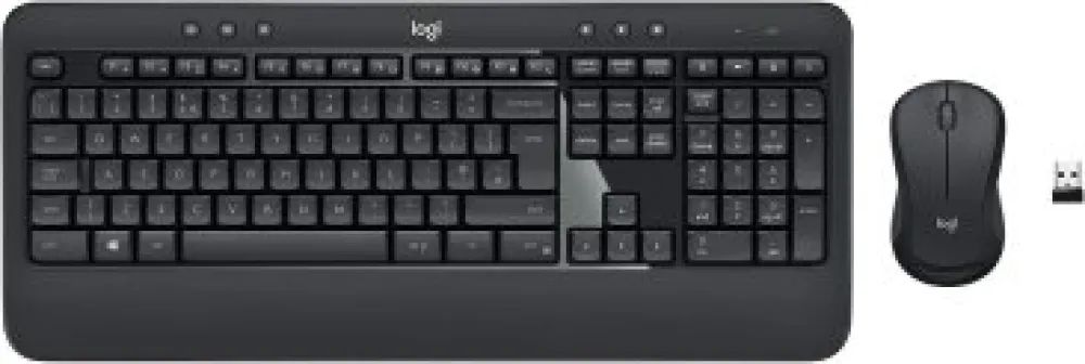 Logitech MK540 Advanced Wireless Keyboard and Mouse Combo - English/Arabic Keys