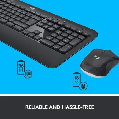 Logitech MK540 Advanced Wireless Keyboard and Mouse Combo - English/Arabic Keys — 4