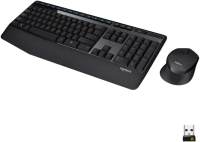 Logitech MK345 Wireless Keyboard & Mouse Combo - Eng/Arabic Keys 920-010068
