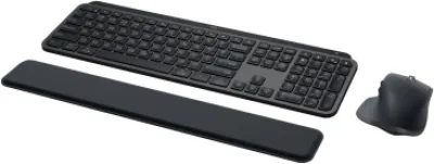 Logitech MX Keys Combo for Business Gen 2 - Bluetooth Eng/Ara Keyboard, Mouse, and Wrist Rest Combo — 3