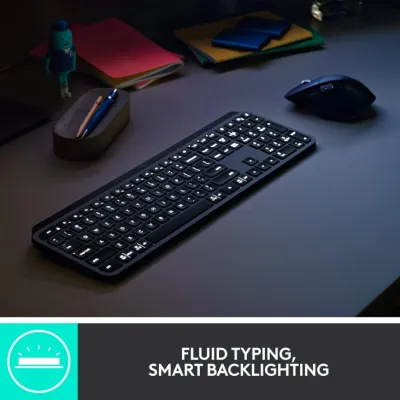 Logitech MX Keys Combo for Business Gen 2 - Bluetooth Eng/Ara Keyboard, Mouse, and Wrist Rest Combo — 5