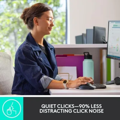 Logitech MX Keys Combo for Business Gen 2 - Bluetooth Eng/Ara Keyboard, Mouse, and Wrist Rest Combo — 6