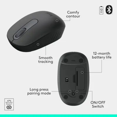 Logitech MK250 Bluetooth Keyboard and Mouse Graphite - 920-013531 — 3