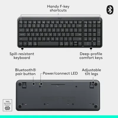 Logitech MK250 Bluetooth Keyboard and Mouse Graphite - 920-013531 — 4