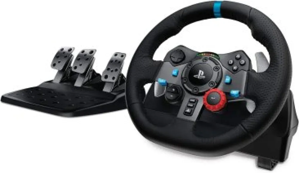 Logitech G29 Driving Force Racing Wheel & Pedals - PlayStation & PC - Black - 941-000113