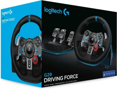 Logitech G29 Driving Force Racing Wheel & Pedals - PlayStation & PC - Black - 941-000113 — 7