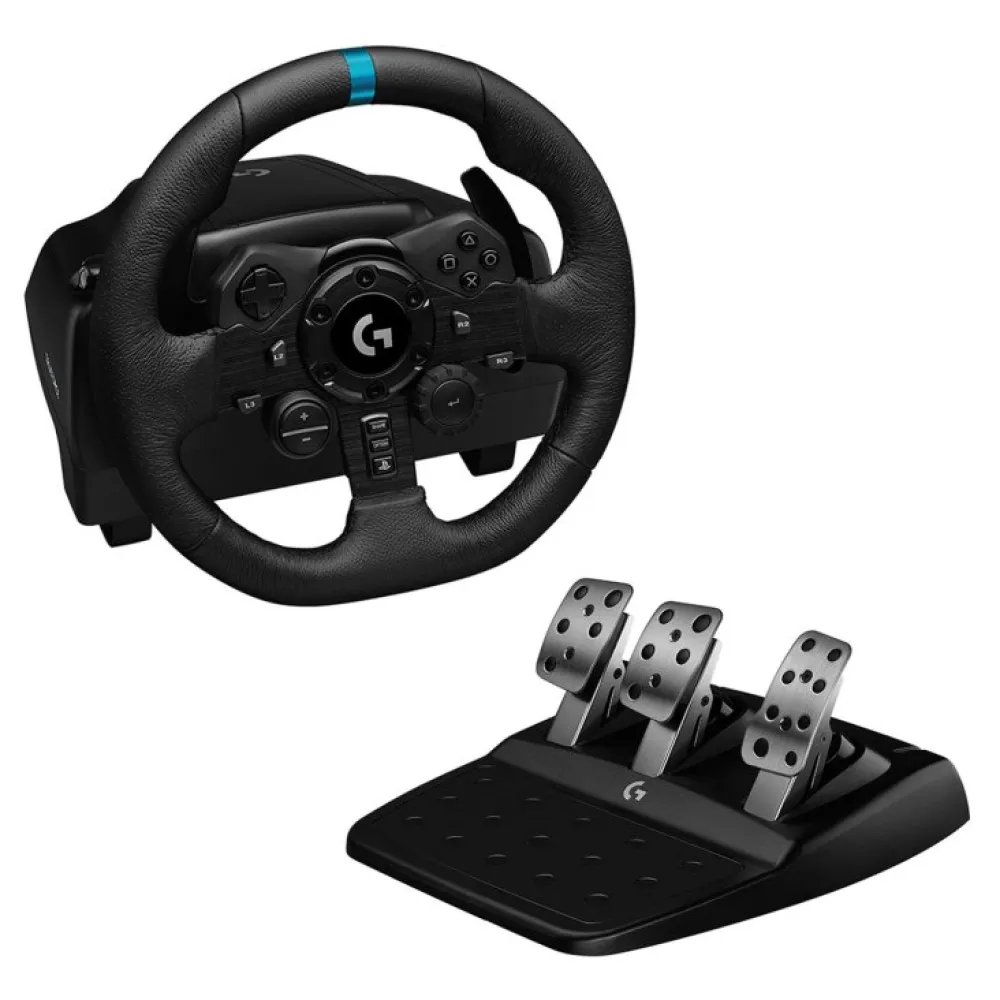 Logitech G923 TRUEFORCE Racing Sim Set - Racing Wheel & Pedals - PS5, PS4, PC - 941-000150