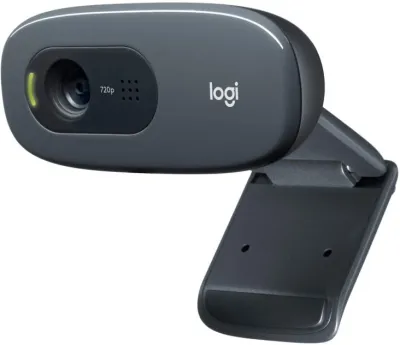 Logitech C270 30fps HD Webcam - Desktop/Laptop - 960-001063