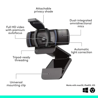 Logitech C920E 1080P Webcam - 960-001360 — 8