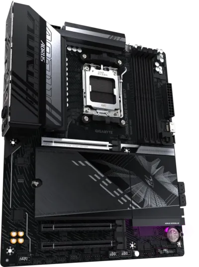 GIGABYTE B850 AORUS ELITE WIFI7 AM5 ATX Motherboard, AMD B850 Chipset, 4x DDR5 DIMM Slots, Up to 256GB Max Memory, WiFi & BT Connectivity, 1 x PCIe 5.0 x16, 3 x M.2 Slots-9MB85EL7-00-G11 — 3