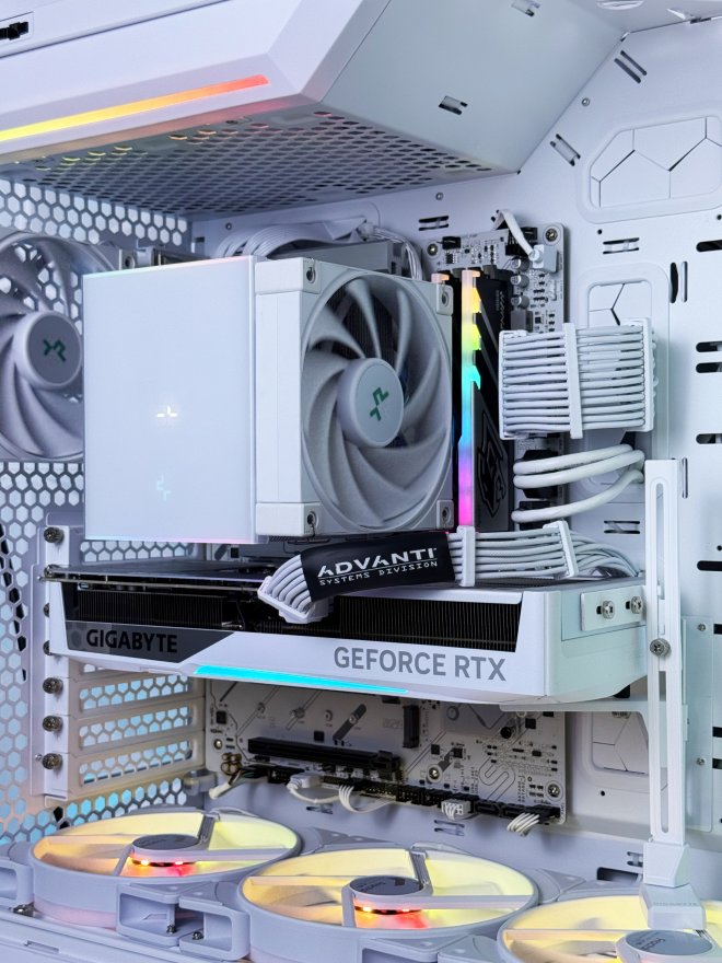 ADVANTI System NVIDIA GeForce RTX5070TI With 8700F White: AMD Ryzen 7 8700F, NVIDIA GeForce RTX5070TI 16GB, 32GB DDR5 RAM, 1TB NVME SSD,850W PSU-ONE YEAR WARRANTY-ADVSYS 31099 — 3