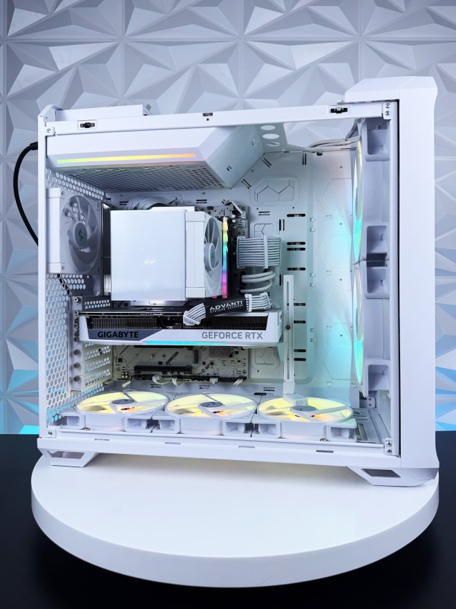 ADVANTI System NVIDIA GeForce RTX5070TI With 8700F White: AMD Ryzen 7 8700F, NVIDIA GeForce RTX5070TI 16GB, 32GB DDR5 RAM, 1TB NVME SSD,850W PSU-ONE YEAR WARRANTY-ADVSYS 31099 — 4