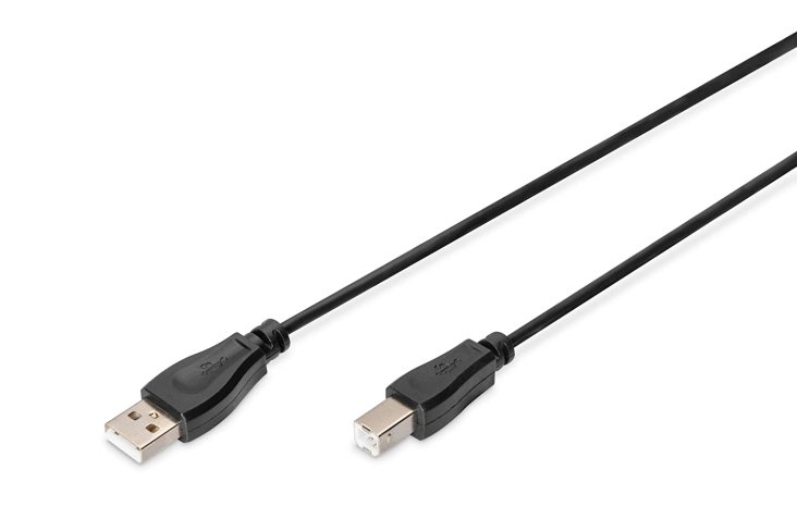 Digitus USB 2.0 Cable - Type A - B, M/M - AK-300102-018-S