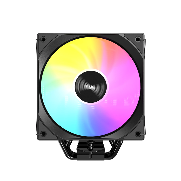 RAIDMAX AM1204 Digital ARGB CPU Cooler - Black - AM1204B — 3