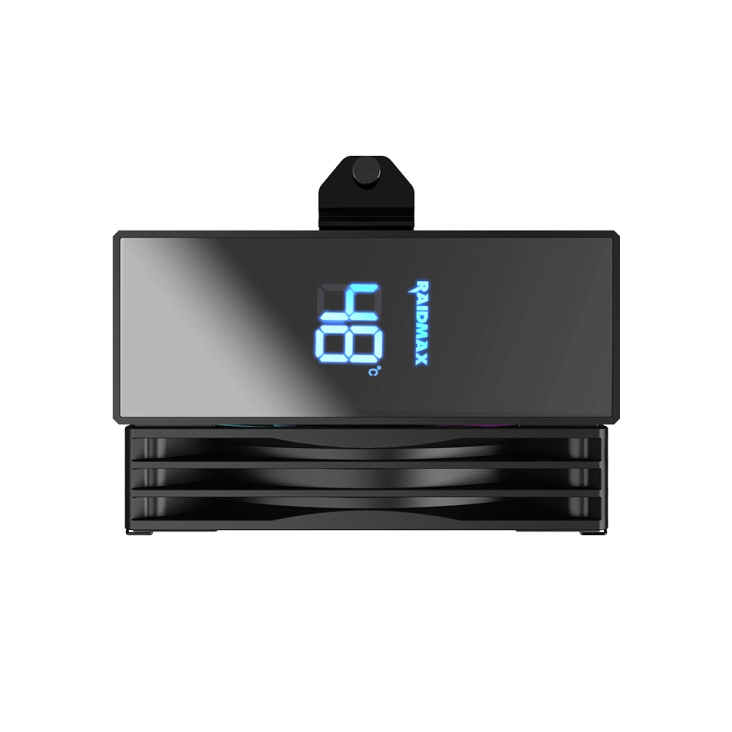 RAIDMAX AM1204 Digital ARGB CPU Cooler - Black - AM1204B — 4