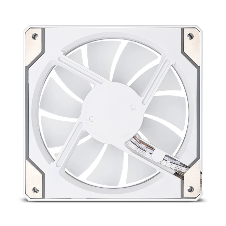 Asiahorse FS Block 120mm ARGB Case Fan - Triple Pack White - AS FS-BLOCK White — 3