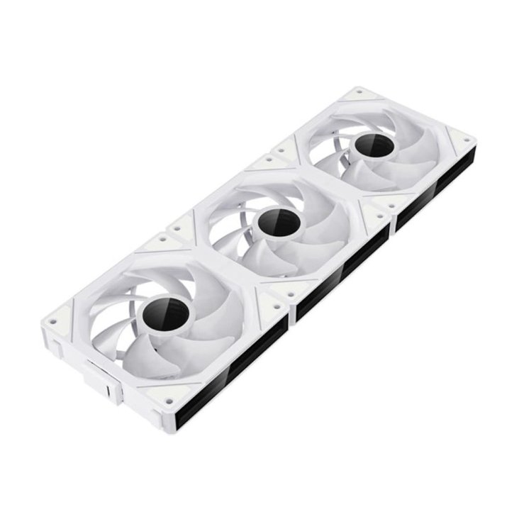 Asiahorse FS Block Max Normal 120mm ARGB Case Fan - Triple Pack White — 2