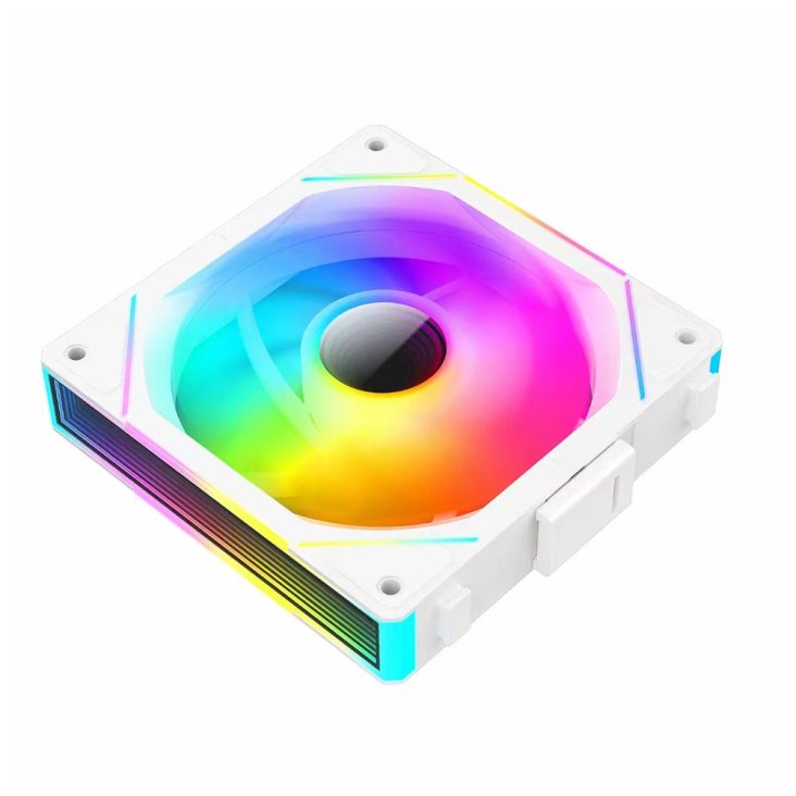 Asiahorse FS Block Max Normal 120mm ARGB Case Fan - Triple Pack White — 3