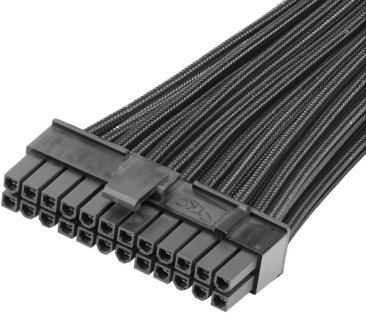 ASIAHORSE 24PIN*1 BLACK CABLE Full black — 3