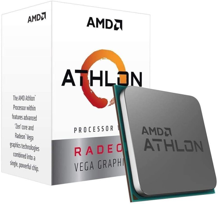 AMD Athlon 300GE 3.4GHz 2 Cores 4 Threads AM4 Processor — 4