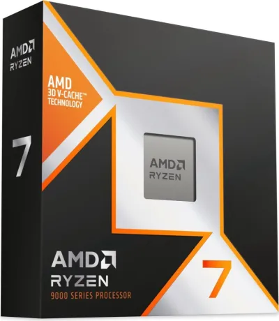 AMD Ryzen 7 9800X3D 5.2 GHz 8 Cores 16 Threads AM5 Processor - 100-100001084WOF — 2