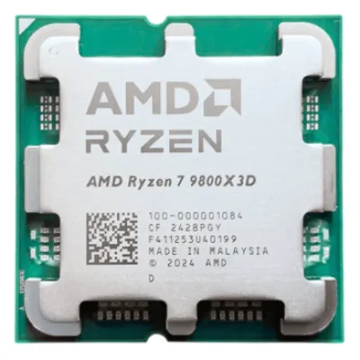 AMD Ryzen 7 9800X3D - Ryzen 7 9000 Series Zen 5 8-Core 5.2 GHz - Socket AM5 120W - AMD Radeon Graphics Desktop Processor