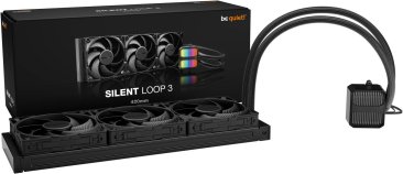Be Quiet! Silent Loop 3 420mm Liquid CPU Cooler, High-Performance Silent AIO Water Cooling System, Black — 3