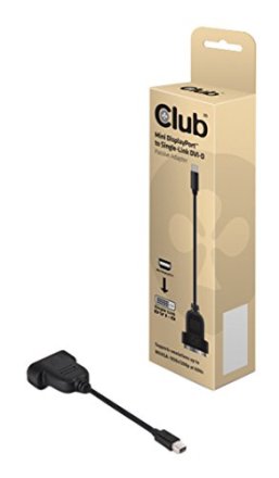 Club 3D CAC-1100 Adapter Cable - Mini DisplayPort Male to Single DVI-D Female - Club 3D CAC-1100