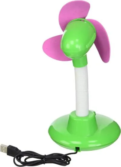 Sub Mini Flower Shape Desk Fan - 1949381 — 2