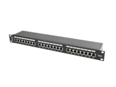 1U 24 Ports CAT6 UTP Patch Panel - 1U 24 Ports CAT6 — 1