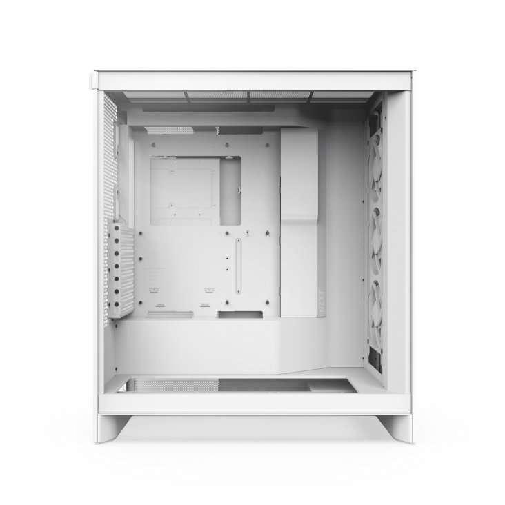NZXT H7 Flow RGB (2024) Mid Tower ATX PC Case - White — 2