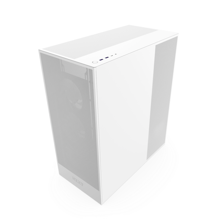 NZXT H7 Flow RGB (2024) Mid Tower ATX PC Case - White — 4