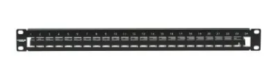 1U 24 Ports CAT7 SFTP Patch Panel — 2