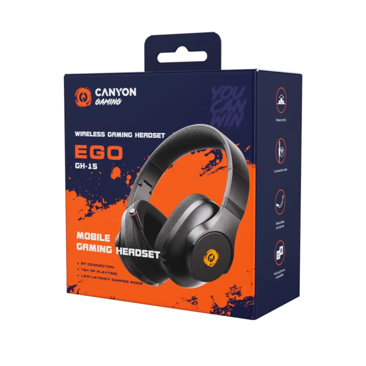 Canyon headset EGO GH-15 2in1 BT White — 6