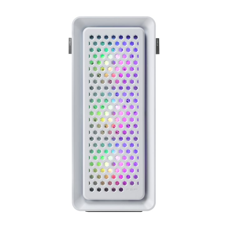 FSP CUT593P Full Tower ATX ARGB PC Case - White — 3